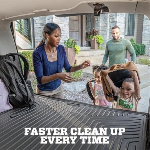 Chrysler Pacifica Floor Mats - Rear - Husky Liners - WeatherBeater - Black - `17-`27